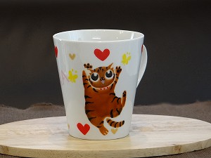 猫マグカップ