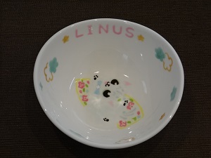 オーダー猫用食器全身デザインLINUS